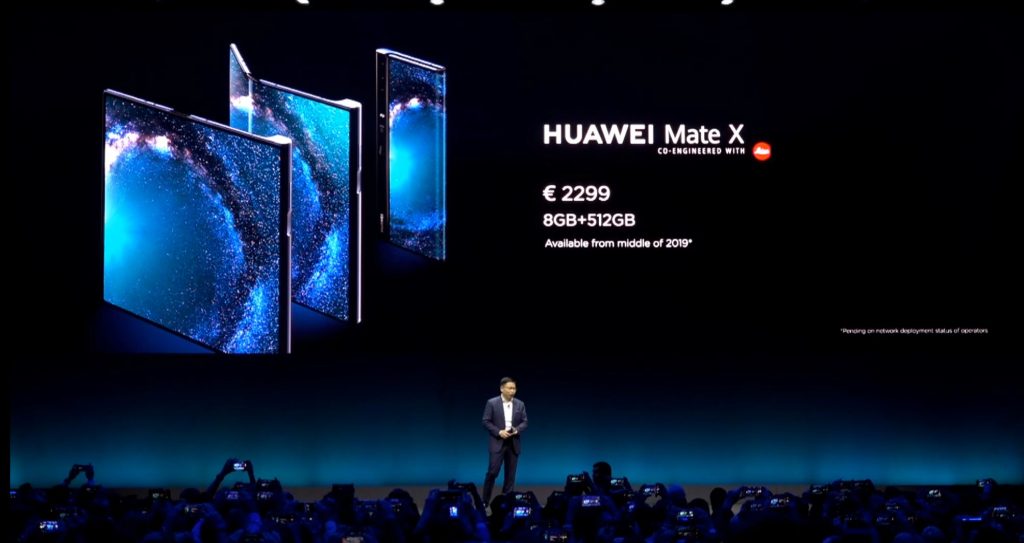 Huawei представи сгъваемия 5G смартфон - Huawei Mate X на цена от 2299 евро (видео)