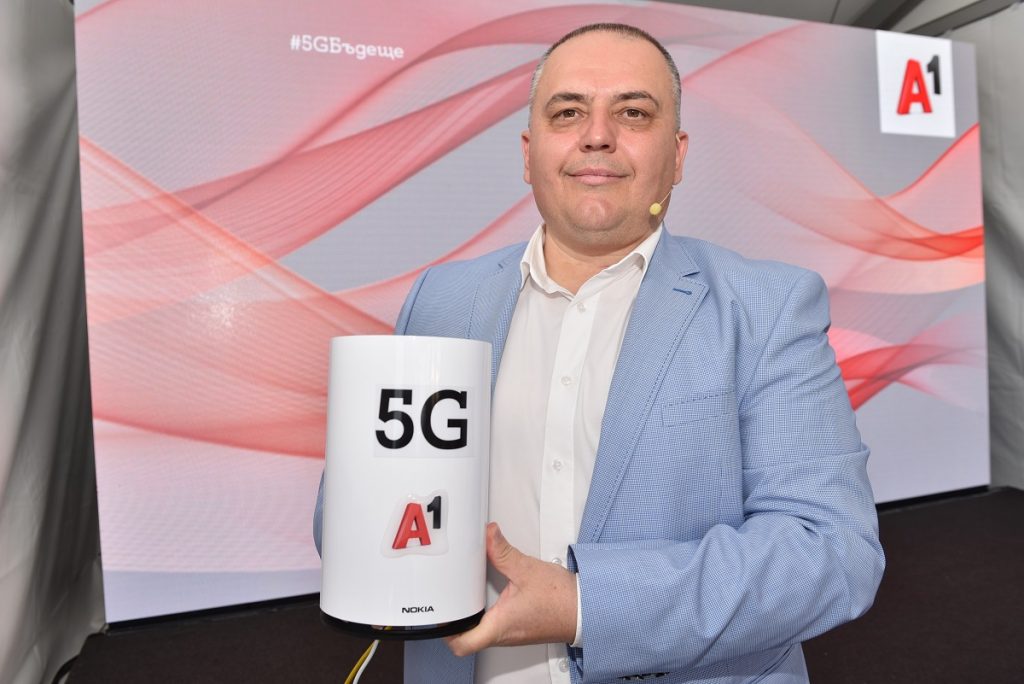 А1 представи първата работеща 5G базова станция в България и получи временни честоти за 5G тестове