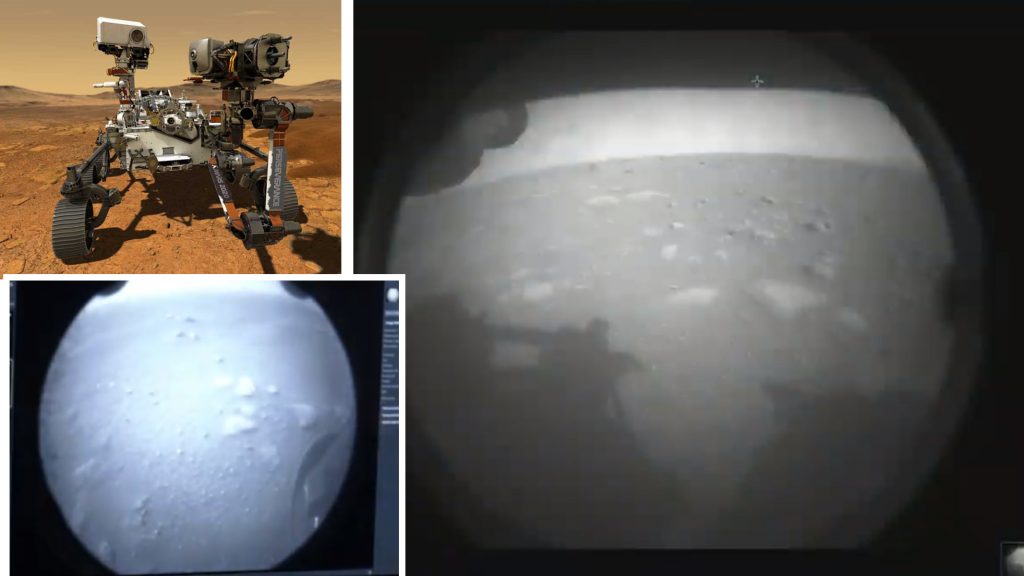 Успех! Роувърът Perseverance кацна на Марс и прати първите снимки! (видео)